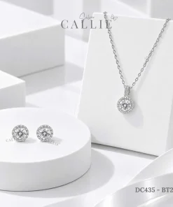 Alternative view of Set Quà Callie Silver Trang Sức Bạc Cao Cấp 20/10