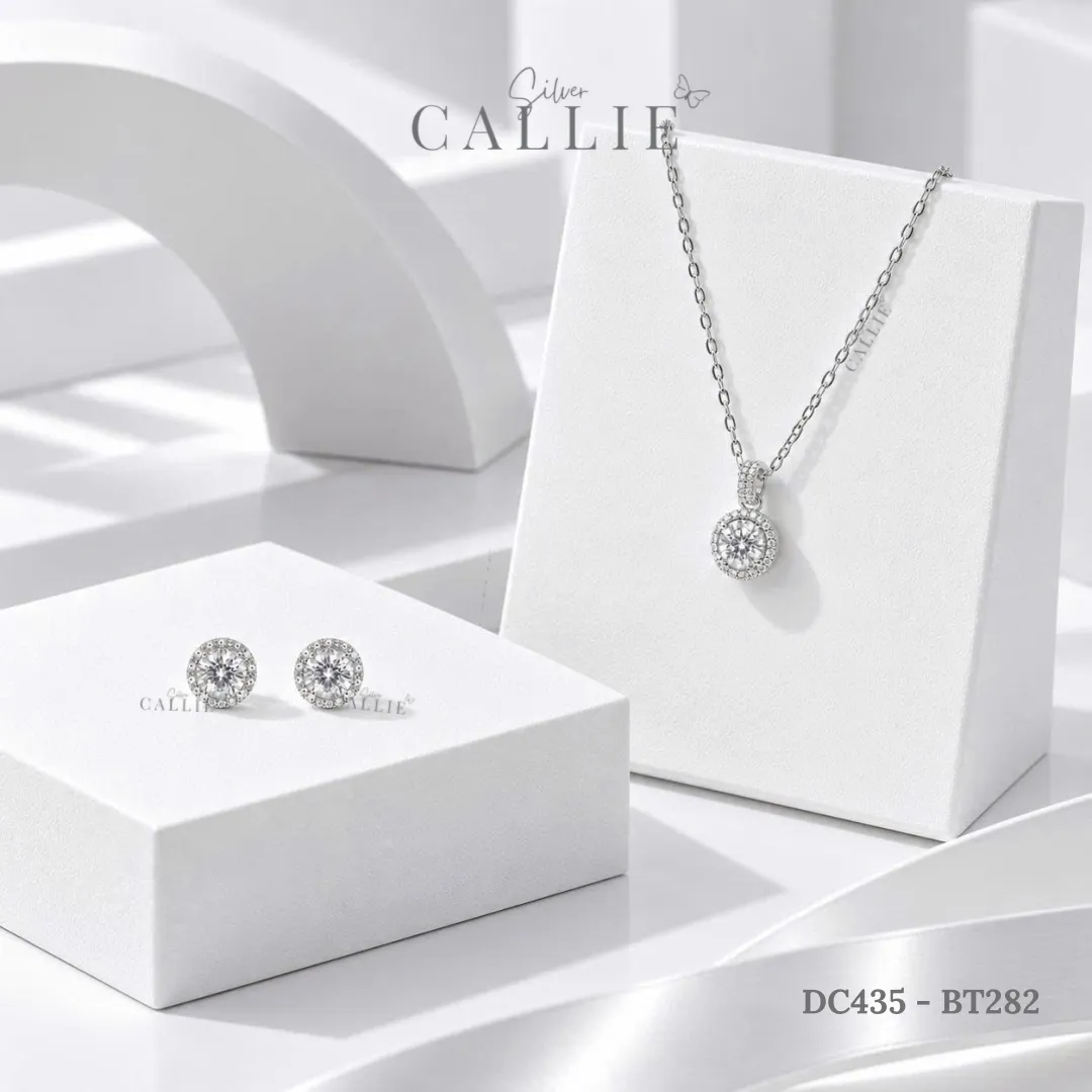 Set Quà Callie Silver Trang Sức Bạc Cao Cấp 20/10 - Hình ảnh 3