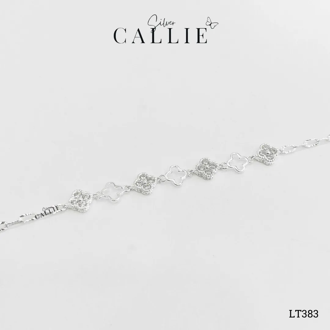Set Quà Cỏ 4 Lá Callie Silver Trang Sức Bạc Cao Cấp 20/10 - Hình ảnh 5
