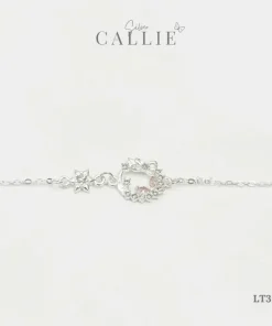 Alternative view of Set Quà Bướm Hồng Callie Silver Trang Sức Bạc Cao Cấp 20/10