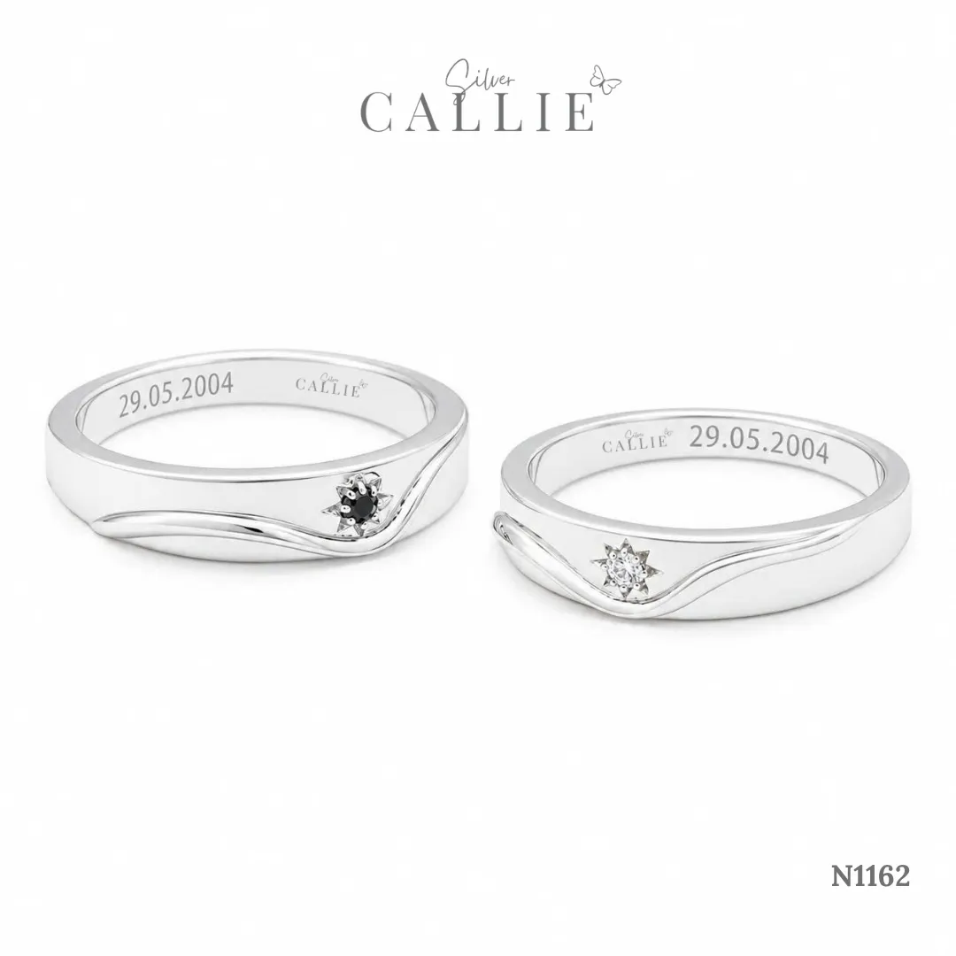 N1162 - Nhẫn bạc thiết kế Callie Silver Sóng Và Nhật Nguyệt - Image 8
