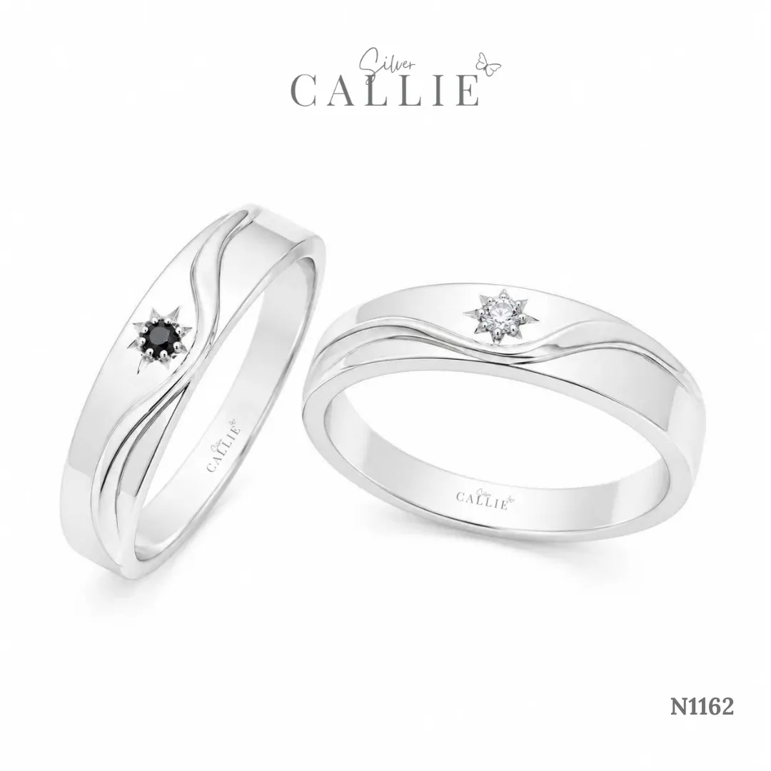 N1162 - Nhẫn bạc thiết kế Callie Silver Sóng Và Nhật Nguyệt - Image 5