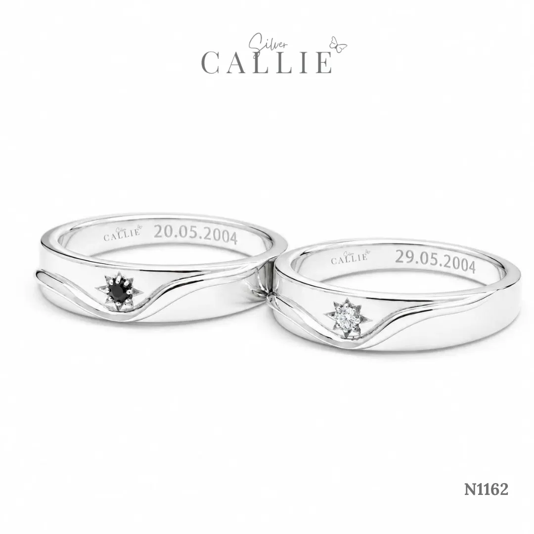 N1162 - Nhẫn bạc thiết kế Callie Silver Sóng Và Nhật Nguyệt - Image 6