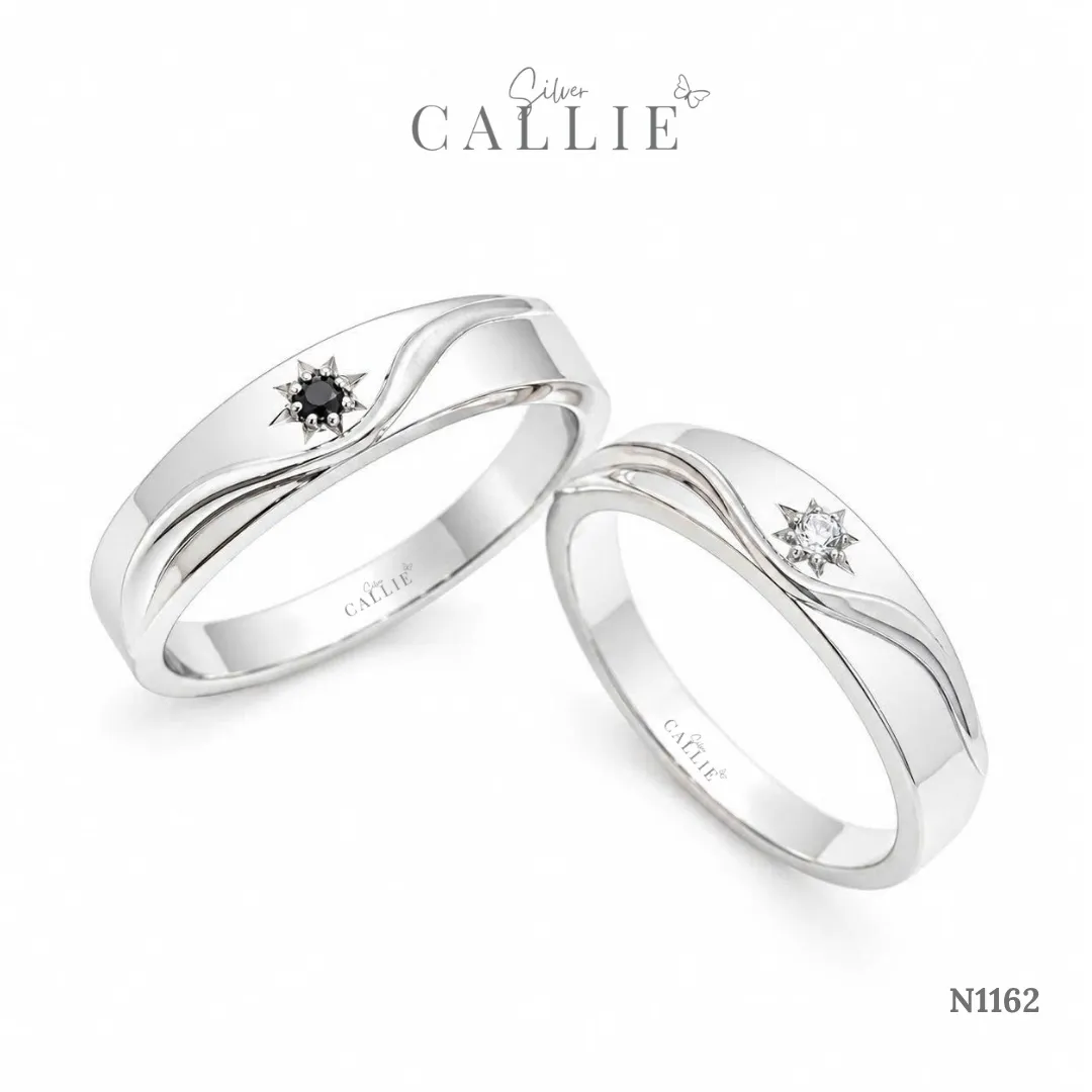 N1162 - Nhẫn bạc thiết kế Callie Silver Sóng Và Nhật Nguyệt - Image 7